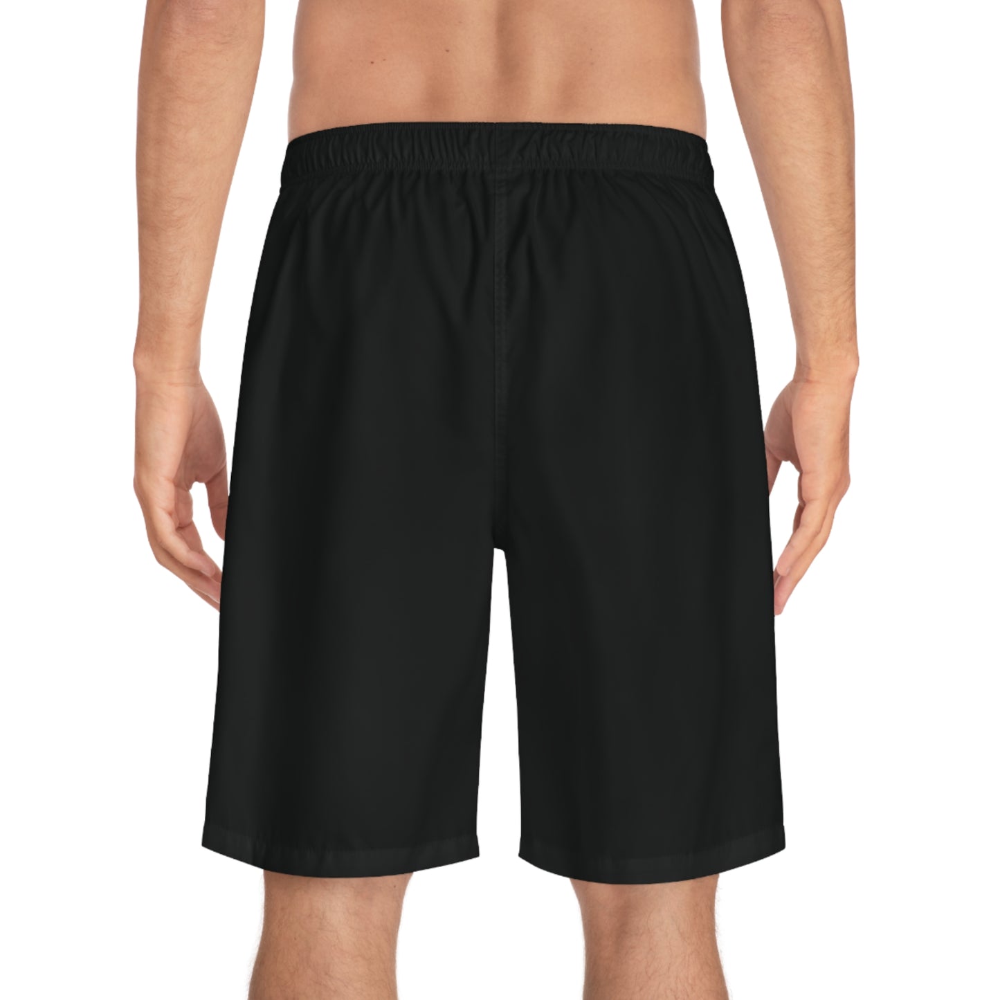 I am Strong Because I Believe Men's Board Shorts (AOP)