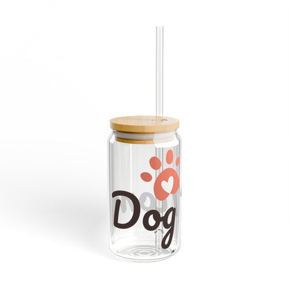 Dog Mom Beer can sipper