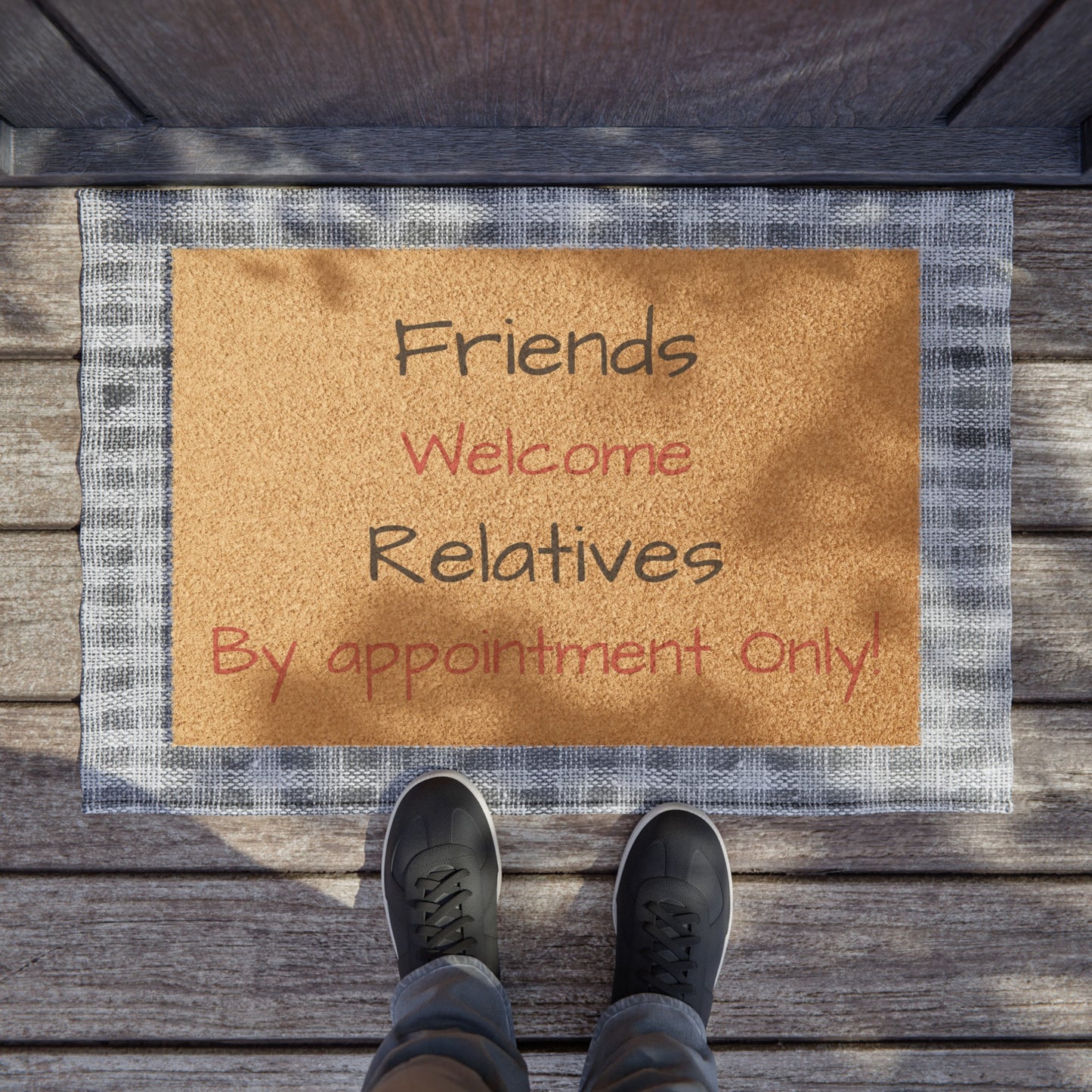 Friends Welcome Doormat